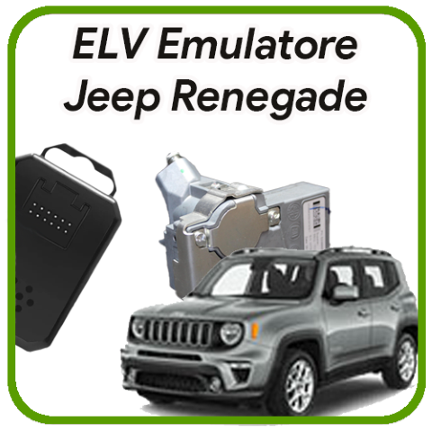 Bloccasterzo elettrico Jeep Renegade o emulatore ELV